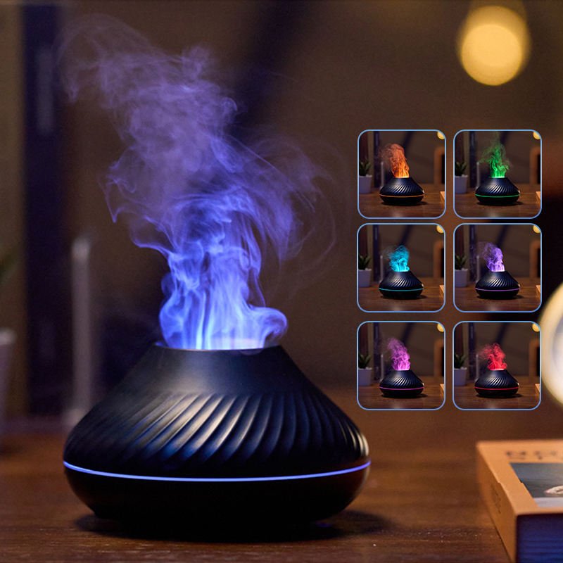 Drop Shipping RGB 130ML Flame Humidifier - Image 3