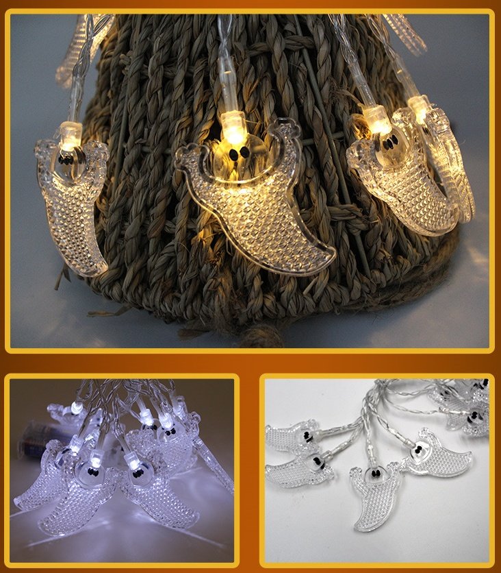Halloween Decoration Pumpkin Light LED String - Image 4