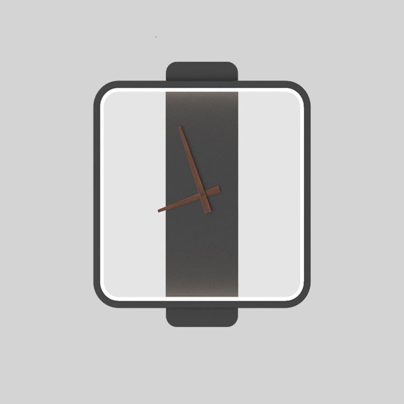 Wall Lamp Bedroom Bedside Lamp Clock Modeling Lamp - Image 3