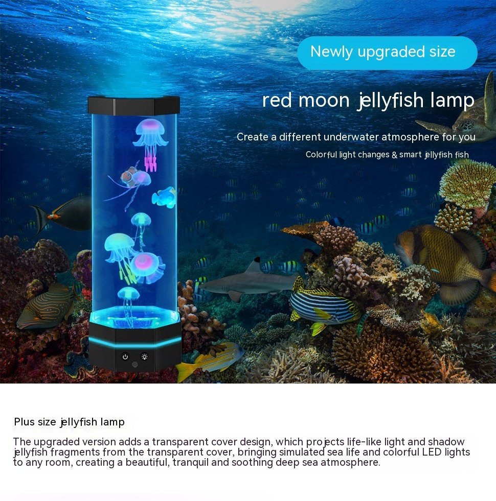 Jellyfish Lava Lamp 17 Colors Changing 15inch Jellyfish Lamp - Image 2