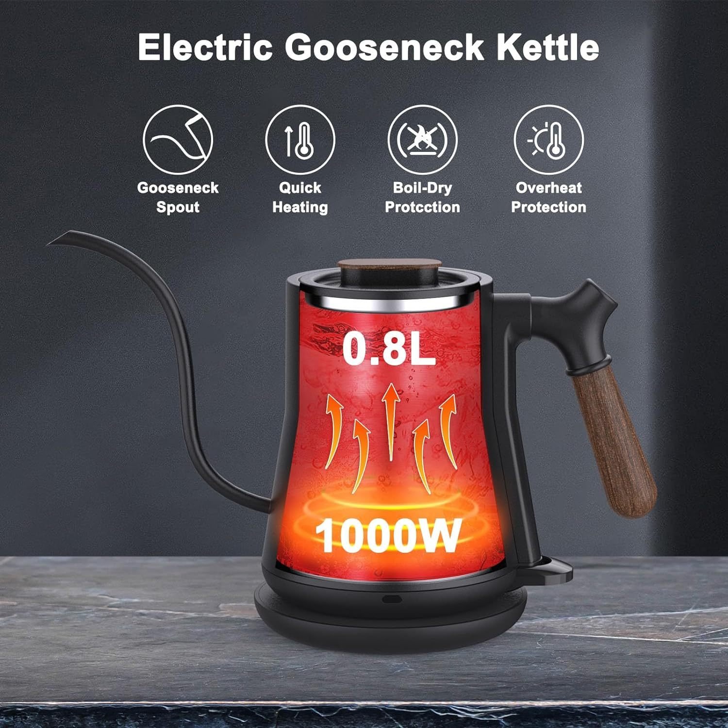 Gooseneck Electric Kettle - Image 3