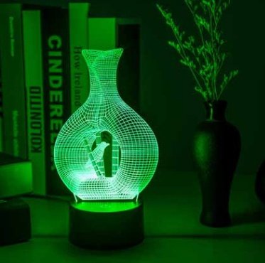 Creative 3D night light LED lamp - Image 2