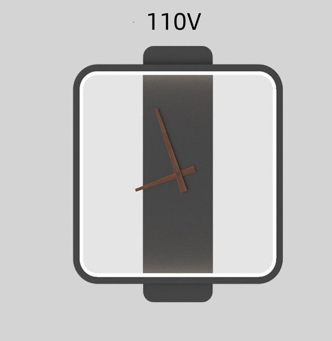 Wall Lamp Bedroom Bedside Lamp Clock Modeling Lamp - Image 8