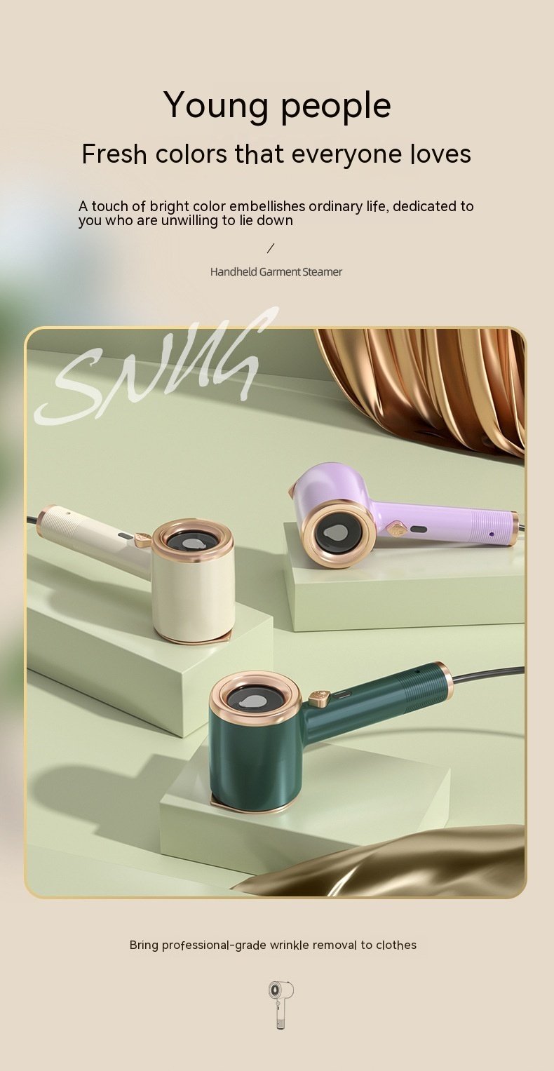 Mini Portable Handheld Garment Steamer Fabric Steam Iron - Image 10