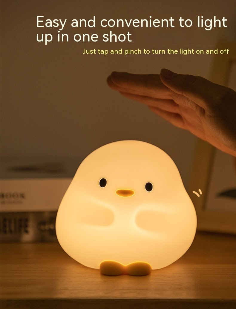Cute Duck LED Night Lamp Cartoon Silicone - Image 10