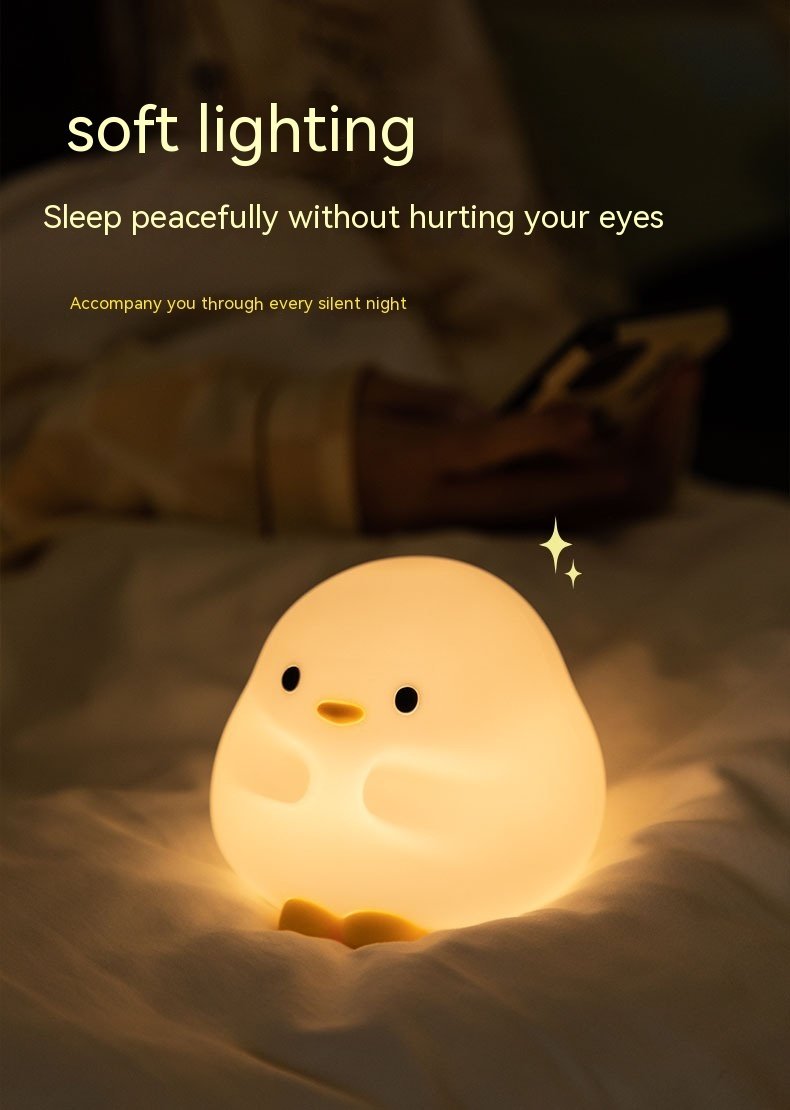 Cute Duck LED Night Lamp Cartoon Silicone - Image 7