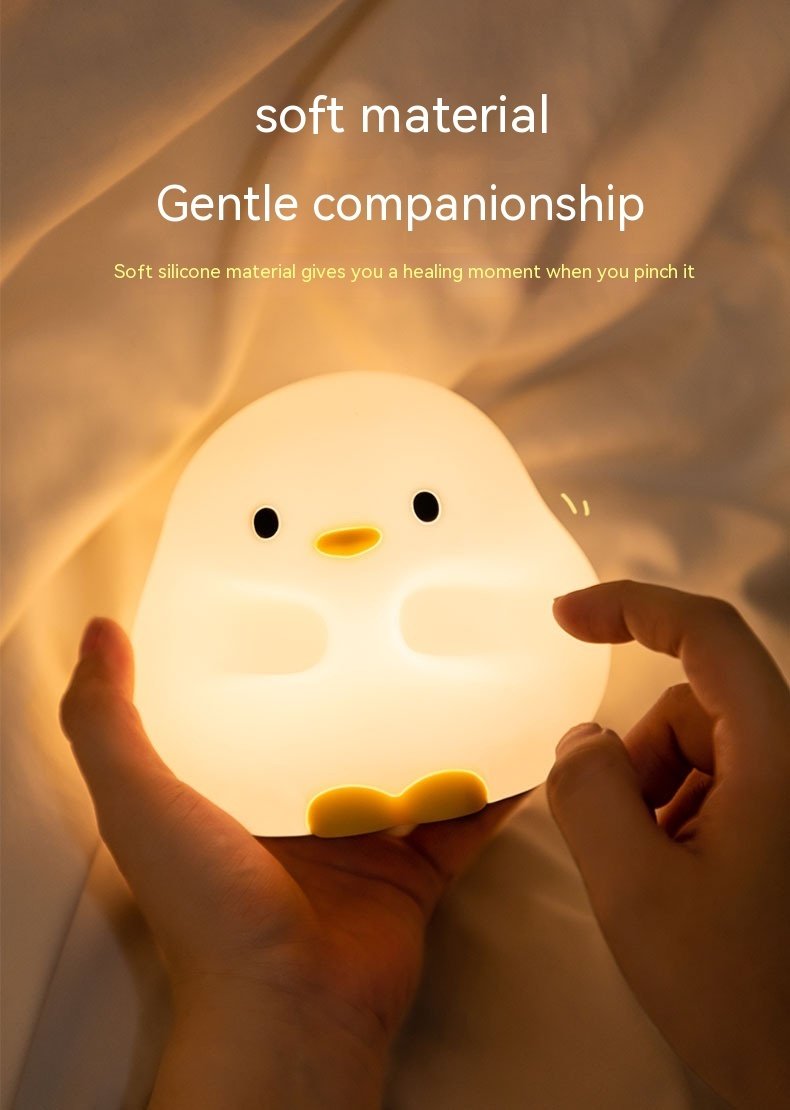 Cute Duck LED Night Lamp Cartoon Silicone - Image 5