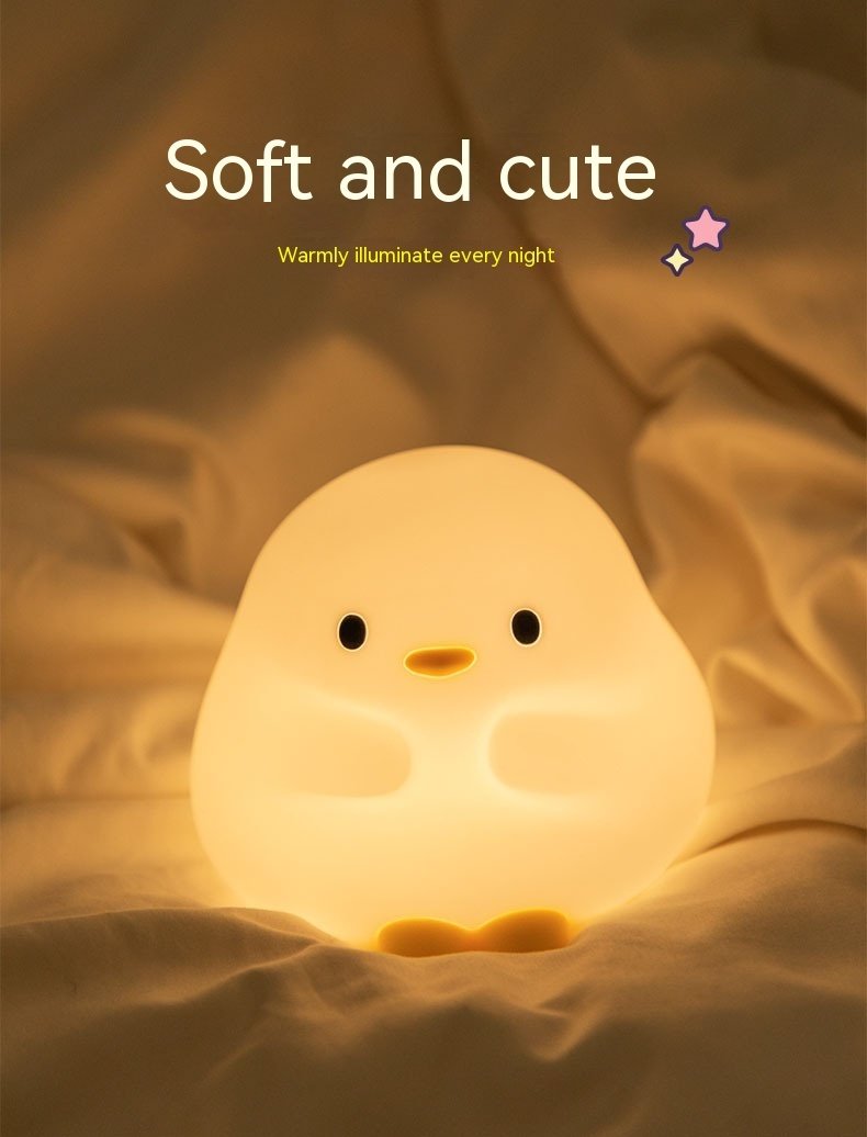Cute Duck LED Night Lamp Cartoon Silicone - Image 8