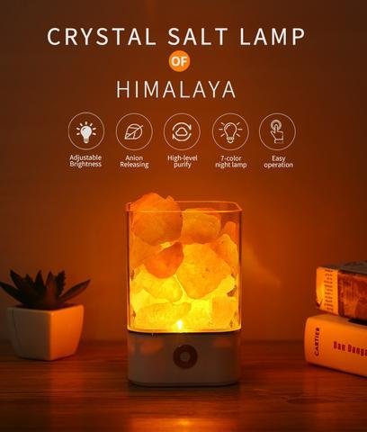 USB Crystal Light Himalayan Salt LED Lamp - Image 4