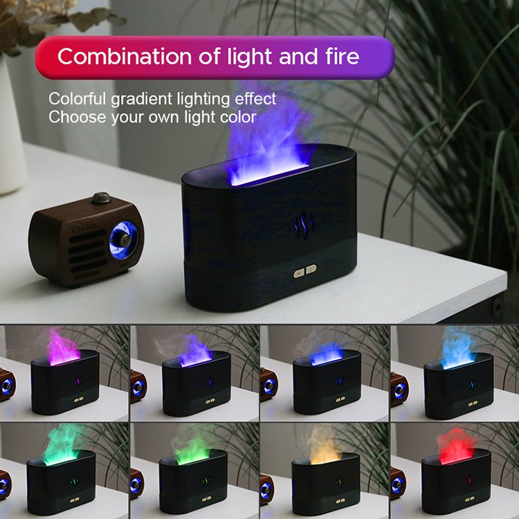 Best Selling USB Ultrasonic Flame Humidifier - Image 2