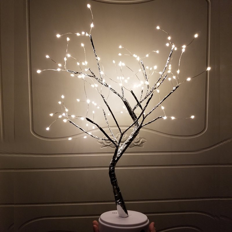 Tree Light Touch Switch Pearl Star Night Light - Image 8