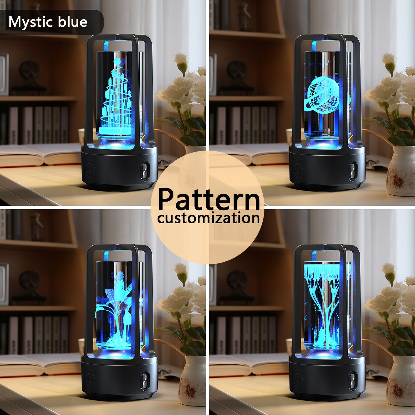 Creative 2 In 1 Audio Acrylic Crystal Lamp - Image 8