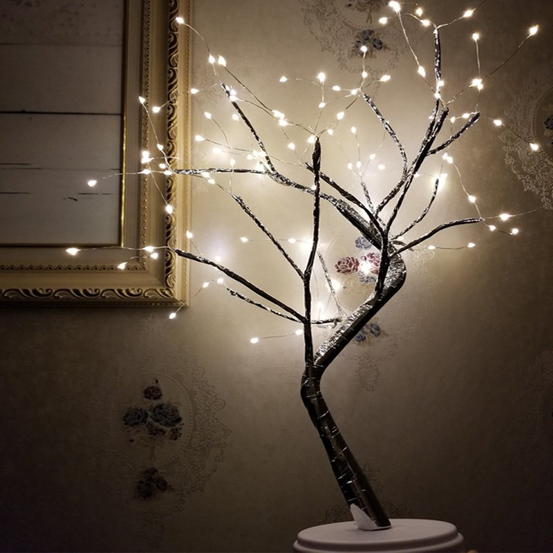 Tree Light Touch Switch Pearl Star Night Light - Image 5