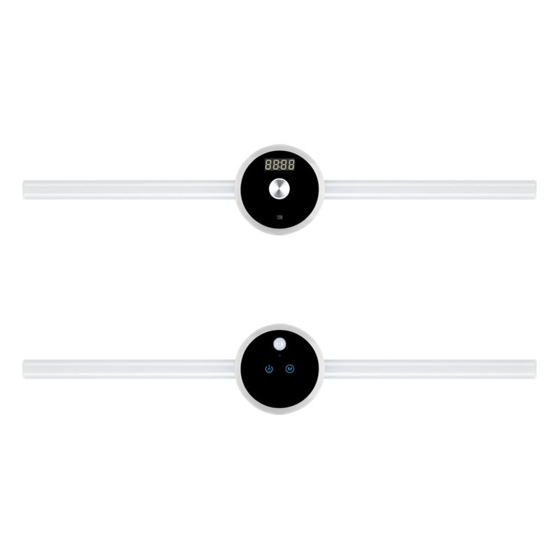 Smart Cabinet Light Clock Timing Sensor Light Removable LED Wardrobe Light Human Body Sensor Light - Image 7