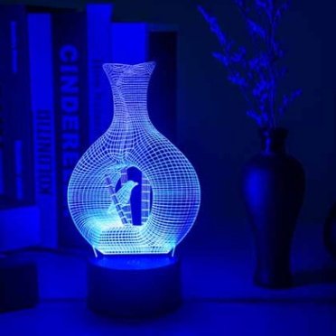 Creative 3D night light LED lamp - Image 3