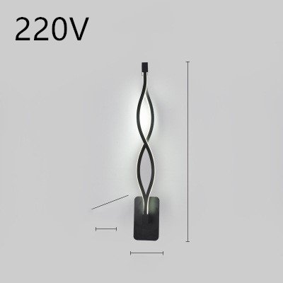 led wall lamp nordic minimalist bedroom bedside lamp - Image 10