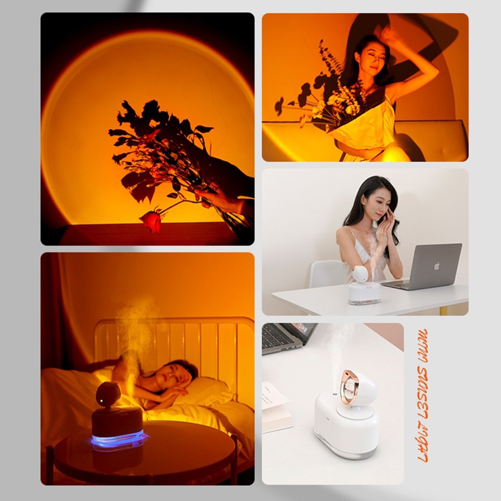 2 In 1 Mini Wireless Sunset Lamp - Image 6