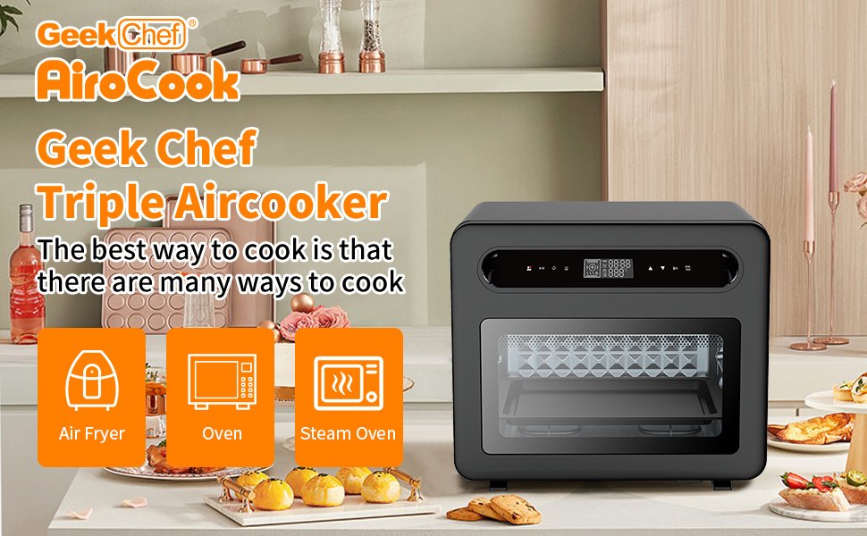 Geek Chef Steam Air Fryer Toast Oven Combo - Image 9