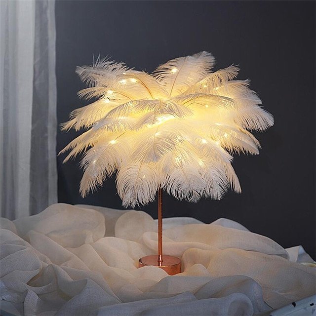 Feather Lamp Nordic Desk Lamp - Image 10