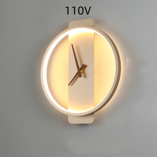 Wall Lamp Bedroom Bedside Lamp Clock Modeling Lamp - Image 10
