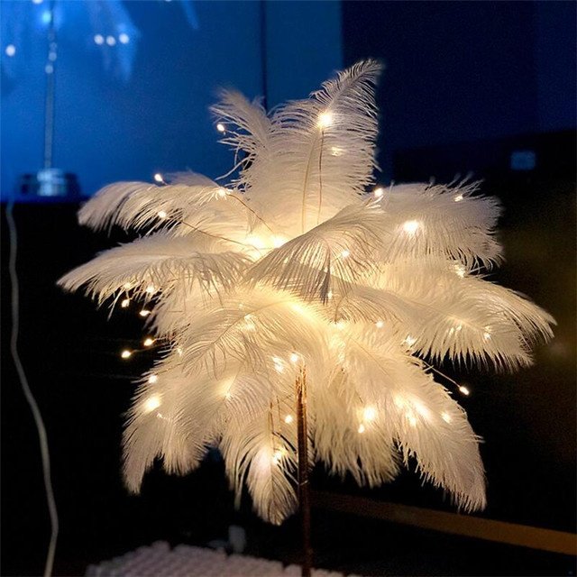 Feather Lamp Nordic Desk Lamp - Image 5