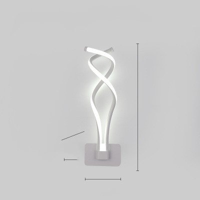 led wall lamp nordic minimalist bedroom bedside lamp - Image 3