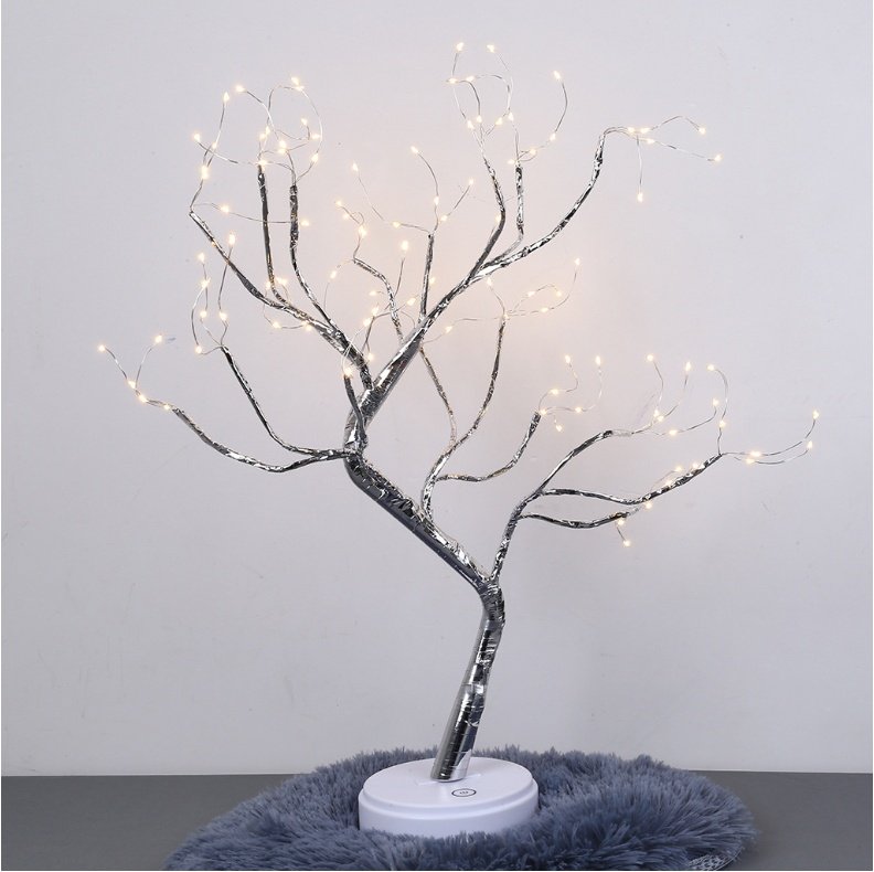 Tree Light Touch Switch Pearl Star Night Light - Image 4