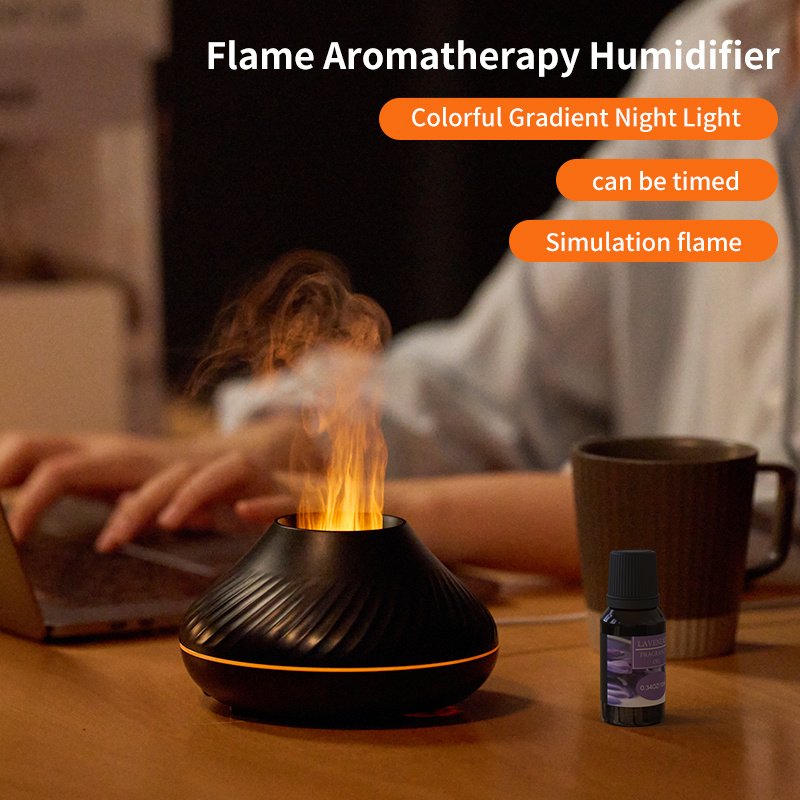 Drop Shipping RGB 130ML Flame Humidifier - Image 5