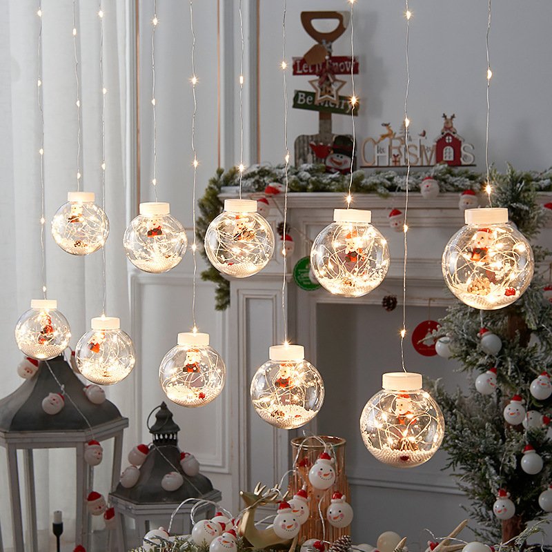10PCS LED Christmas Curtain Lamp - Image 7