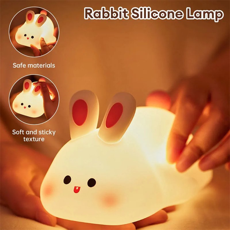 Cute LED Night Light Touch Sensor Cartoon Kid's - Image 10