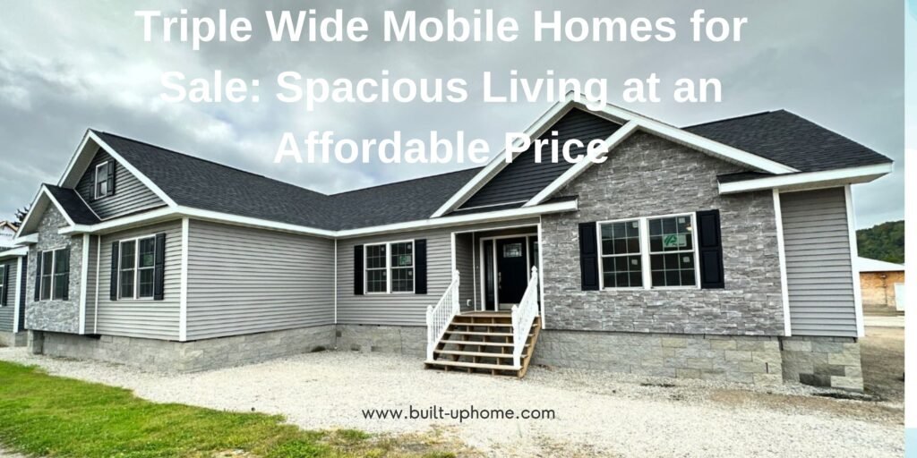 Triple Wide Mobile Homes for Sale