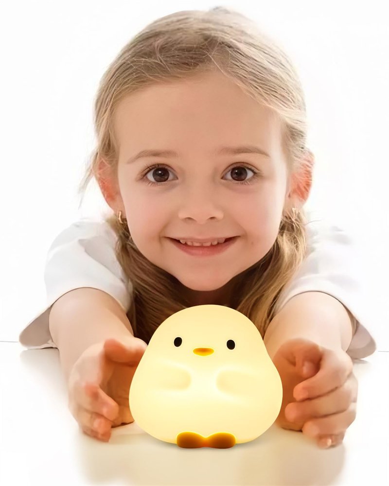 Cute Duck LED Night Lamp Cartoon Silicone - Image 3