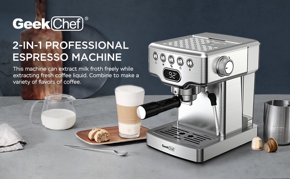 Geek Chef Espresso Machine - Image 3