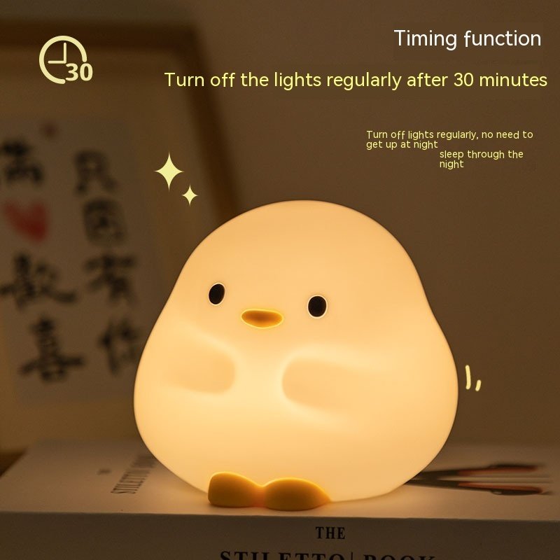 Cute Duck LED Night Lamp Cartoon Silicone - Image 9