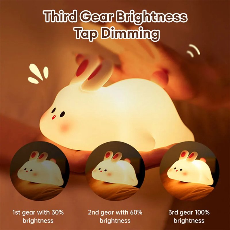 Cute LED Night Light Touch Sensor Cartoon Kid's - Image 9